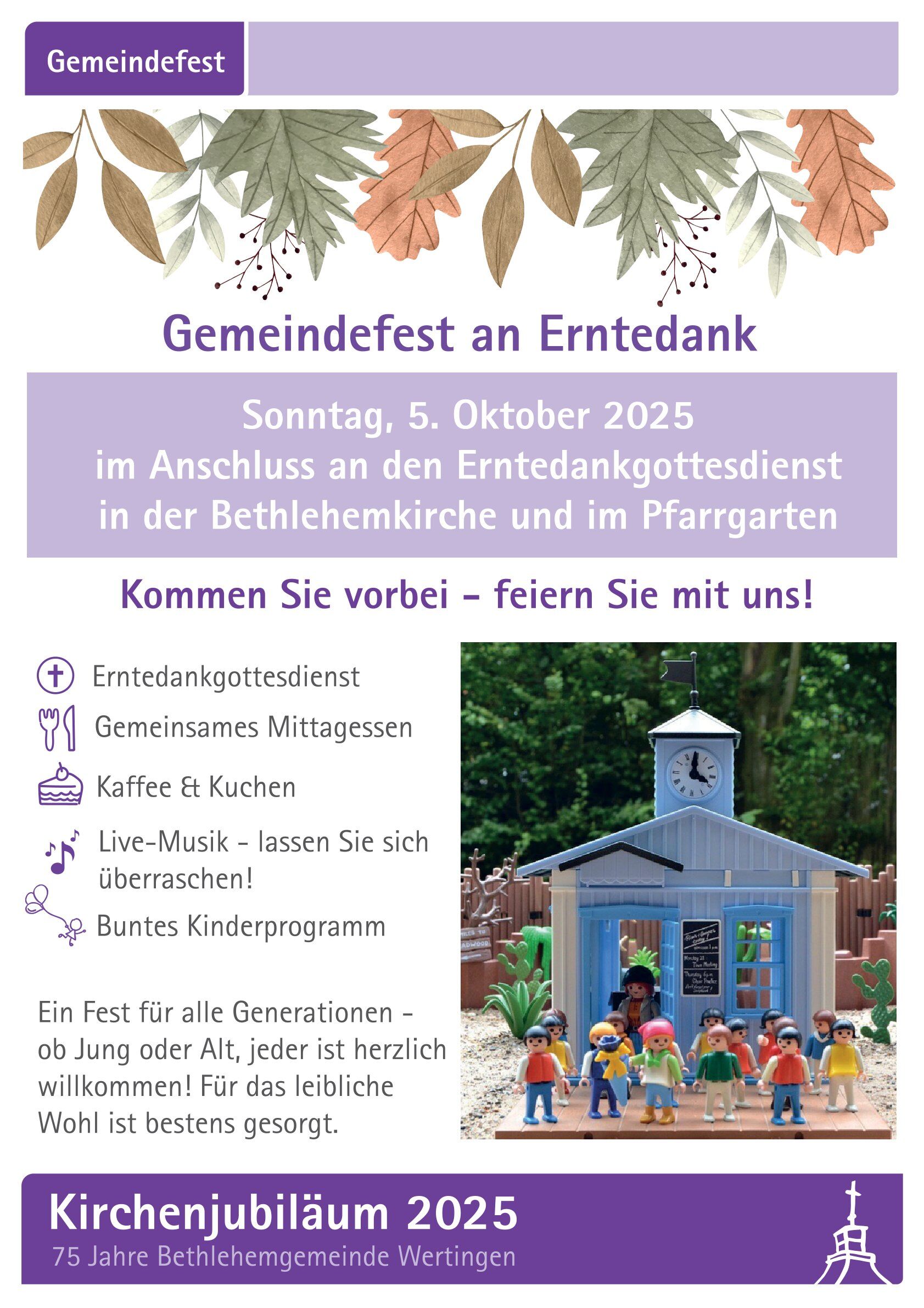 Erntedank und Gemeindefest