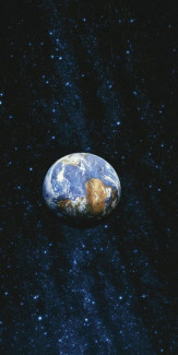 Die Erde im Weltraum